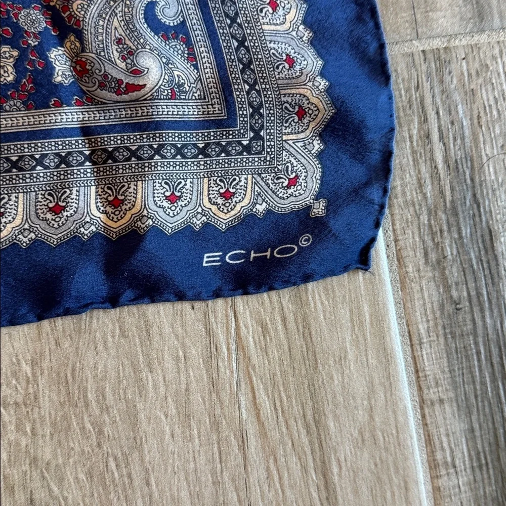 Echo paisley silk scarf